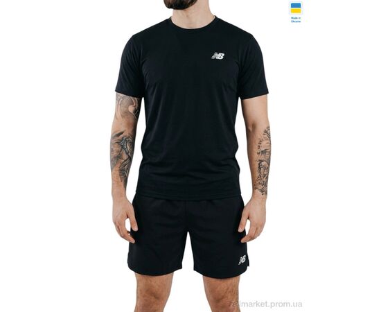 Фотография Спортивный костюм мужской Лето 11NB чорний (5 шт. р.сетка 46-54) "Sport style" недорого оптом от прямого поставщика, изображение 2