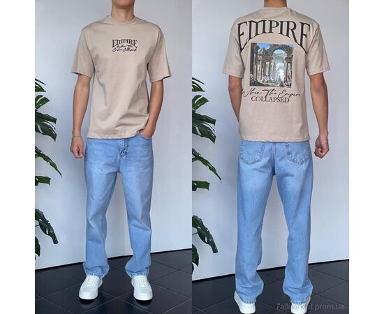 Фотография Футболка мужская Лето 90586 tas (5 шт. р.сетка S-XL) "I8denim" недорого оптом от прямого поставщика, изображение 2