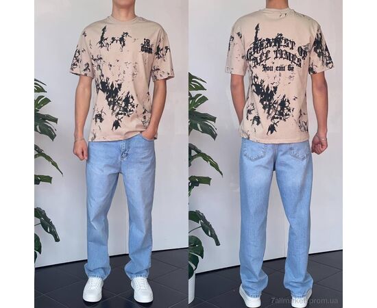 Фотография Футболка мужская Лето 90572 tas (5 шт. р.сетка S-XL) "I8denim" недорого оптом от прямого поставщика, изображение 2
