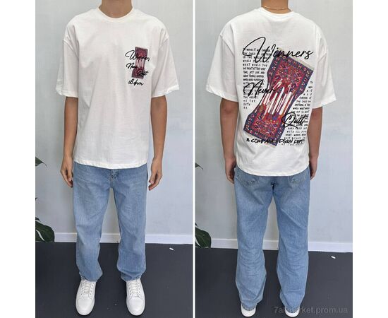 Фотография Футболка мужская Лето 90579 ekru (5 шт. р.сетка S-XL) "I8denim" недорого оптом от прямого поставщика, изображение 2