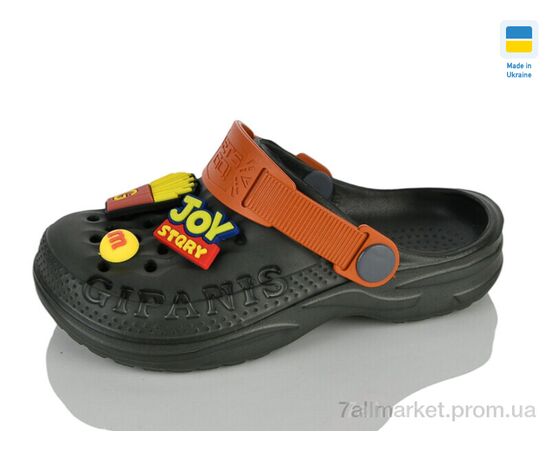 Крокси дитячі літні Літо 009 хакі (8 пар р.30-35) "Lot Shoes" недорого оптом від прямого постачальника, зображення 2