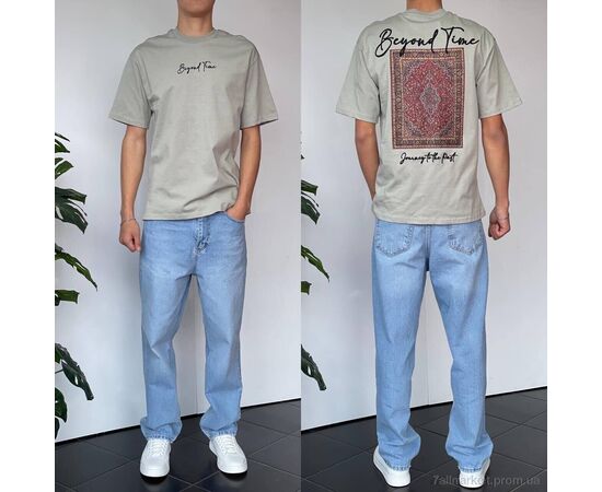 Фотография Футболка мужская Лето 90577 gri (5 шт. р.сетка S-XL) "I8denim" недорого оптом от прямого поставщика, изображение 2