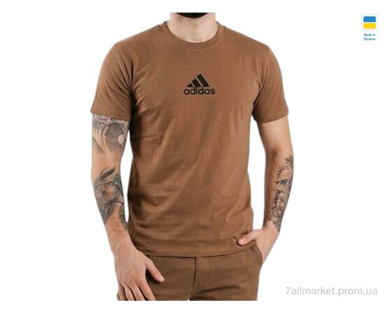 Фотография Футболка мужская Лето 01AD цегляний (5 шт. р.сетка 56-64) "Sport style" недорого оптом от прямого поставщика, изображение 2