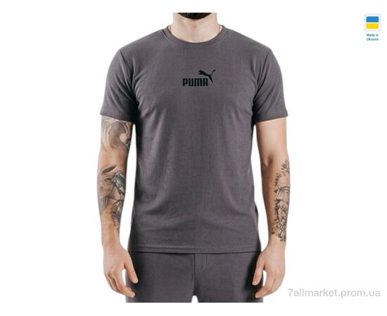 Фотография Футболка мужская Лето 01PU фум (5 шт. р.сетка 56-64) "Sport style" недорого оптом от прямого поставщика, изображение 2