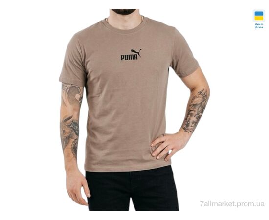 Фотография Футболка мужская Лето 01PU бежевий (5 шт. р.сетка 56-64) "Sport style" недорого оптом от прямого поставщика, изображение 2