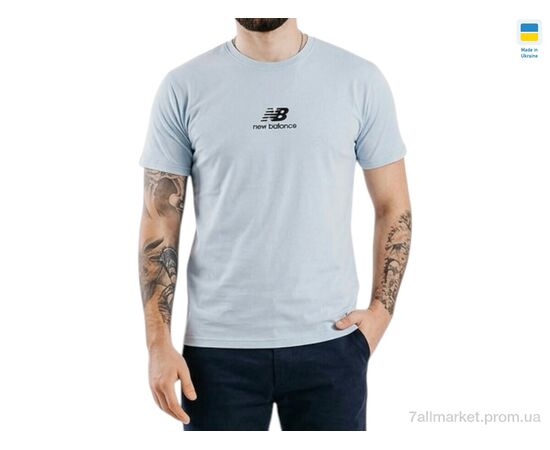 Фотография Футболка мужская Лето 01NB блакитний (5 шт. р.сетка 56-64) "Sport style" недорого оптом от прямого поставщика, изображение 2