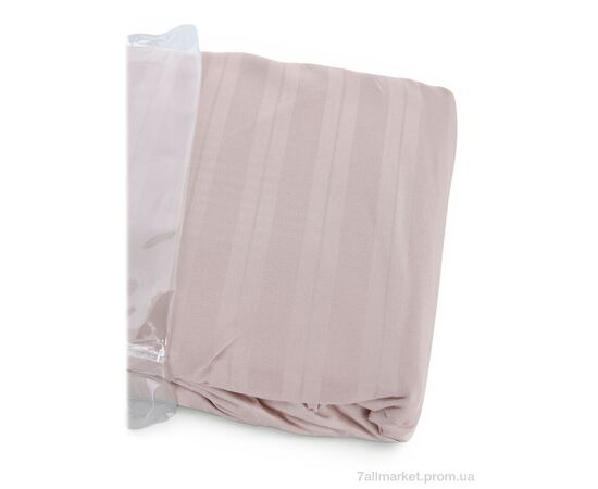 Постільна білизна  22129 (99203) pink Простирадло на резинці (180x200+25) (2 шт. р.сіткаOne size) "Obuvok" недорого оптом від прямого постачальника, зображення 2