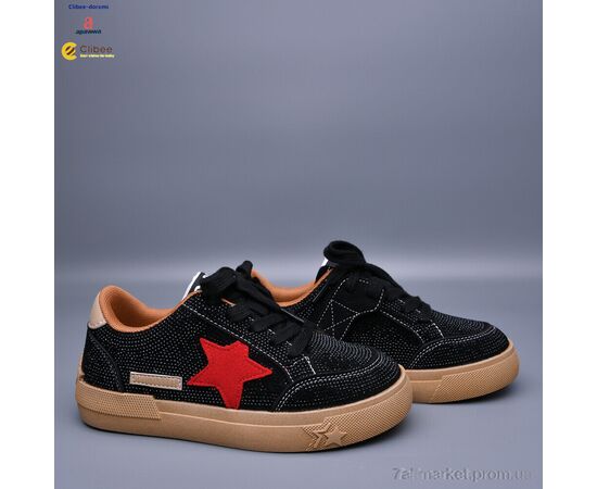 Кросівки дитячі модні Весна/осінь A261096 black (7 пар р.31-37) "Clibee-Doremi" недорого оптом від прямого постачальника, зображення 2
