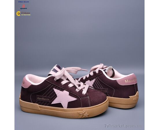 Кросівки дитячі модні Весна/осінь 52A61013-1 brown-pink (7 пар р.31-37) "Clibee-Doremi" недорого оптом від прямого постачальника, зображення 2