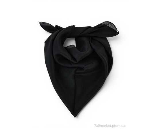 Фотография Платок женский Весна/осень 8008 black 75x75см (10 шт. р.сетка One size) "Textile" недорого оптом от прямого поставщика, изображение 4