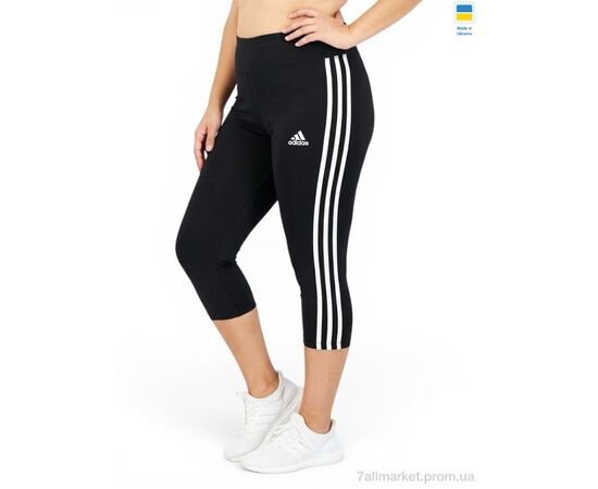 Фотография Капри женские Лето 66AD чорний (4 шт. р.сетка S-XL) "Sport style" недорого оптом от прямого поставщика, изображение 2
