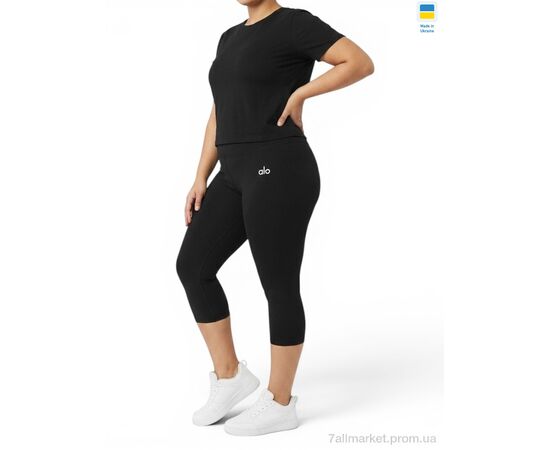 Капрі жіночі Літо 573AL чорний (4 шт. р.сіткаS-XL) "Sport style" недорого оптом від прямого постачальника, зображення 2
