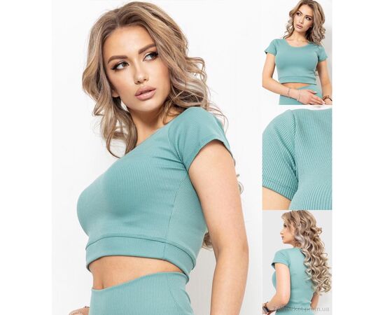 Фотография Топ женский Лето T54 м'ята (6 шт. р.сетка S-XL) "Sport style" недорого оптом от прямого поставщика, изображение 2