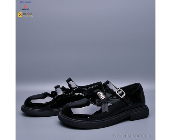 Туфлі дитячі зручні Весна/осінь A2766 black (7 пар р.29-35) "Clibee-Doremi" недорого оптом від прямого постачальника, зображення 2