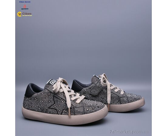 Кросівки дитячі модні Весна/осінь A2586 grey (7 пар р.31-37) "Clibee-Doremi" недорого оптом від прямого постачальника, зображення 2