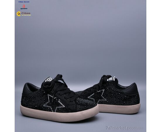 Кросівки дитячі модні Весна/осінь A2586 black (7 пар р.31-37) "Clibee-Doremi" недорого оптом від прямого постачальника, зображення 2