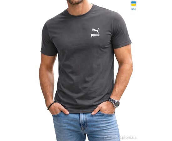 Футболка чоловіча Літо 327сірий (5 шт. р.сітка2XL-6XL) "Алия" недорого оптом від прямого постачальника, зображення 2