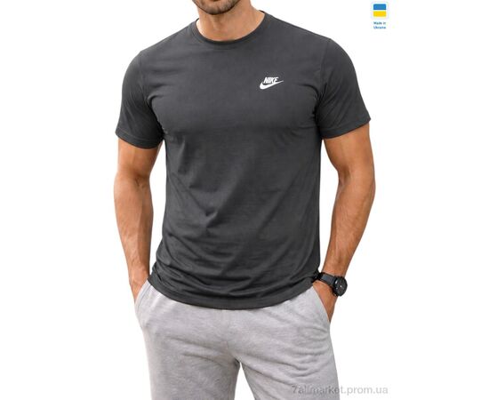 Футболка чоловіча Літо 328 сірий (5 шт. р.сітка2XL-6XL) "Алия" недорого оптом від прямого постачальника, зображення 2