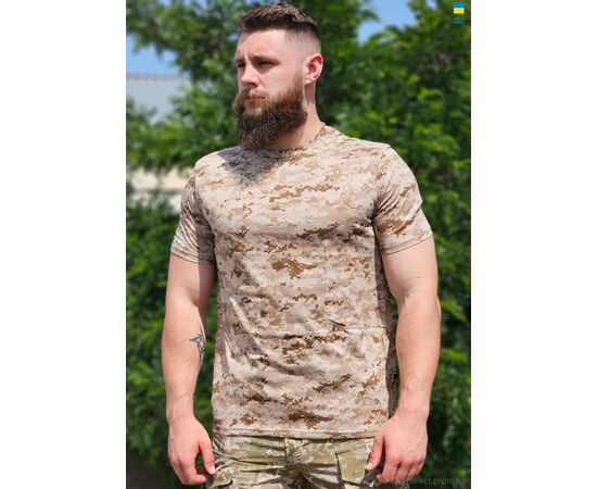 Футболка чоловіча Літо 0004 піксель (9 шт. р.сітка44-60) "Military and tourism" недорого оптом від прямого постачальника, зображення 2