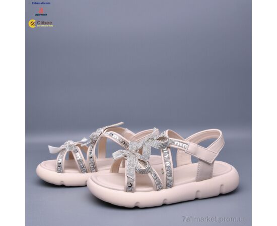 Босоніжки дитячі літні Літо A26258 beige (6 пар р.31-36) "Clibee-Doremi" недорого оптом від прямого постачальника, зображення 2