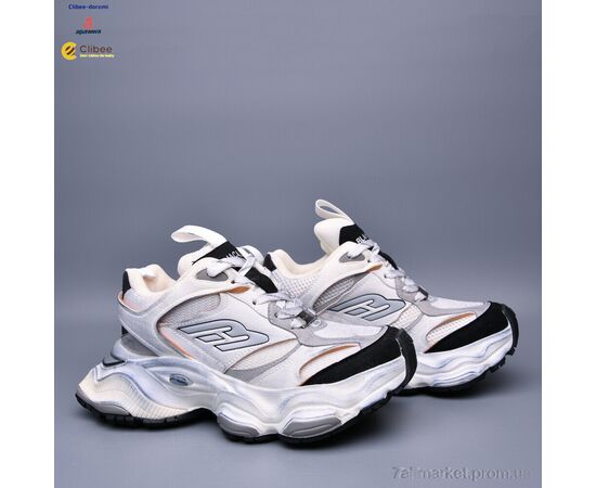 Кросівки жіночі модні Весна/осінь AD23881-2 white-black (5 пар р.36-40) "Clibee-Doremi" недорого оптом від прямого постачальника, зображення 2