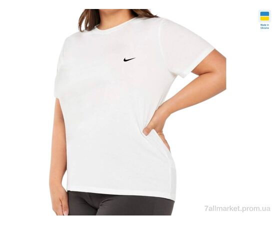 Фотография Футболка женская Лето 9-1NI білий (4 шт. р.сетка S-XL) "Sport style" недорого оптом от прямого поставщика, изображение 2
