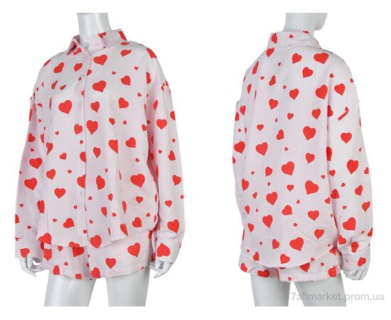 Жіночий костюм Літо TWO-S209 pink (4 шт. р.сіткаL-2XL) "Лиля" недорого оптом від прямого постачальника, зображення 3