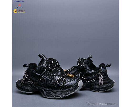 Фотография Кроссовки детские модные Весна/осень 45B8028 black фліс (4 пар р.27-30) "Clibee-Doremi" недорого оптом от прямого поставщика, изображение 2