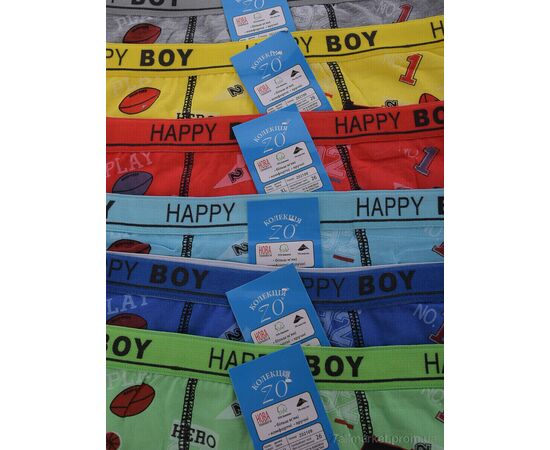 Фотография Трусы детские Весна/осень Z02109 mix (6 шт. р.сетка S-XL) "Look&Buy Clothes" недорого оптом от прямого поставщика, изображение 3