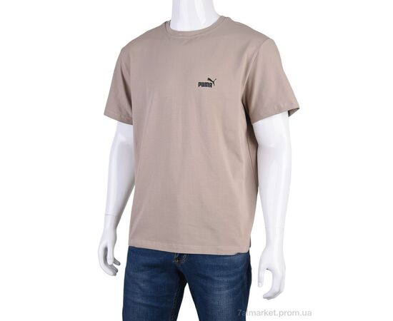 Футболка чоловіча Літо U010-6PU beige (5 шт. р.сітка56-64) "Banko" недорого оптом від прямого постачальника, зображення 2