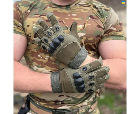 Фотография Тактические перчатки Весна/осень 0019 хакі (3 шт. р.сетка M-XL) "Military and tourism" недорого оптом от прямого поставщика, изображение 2