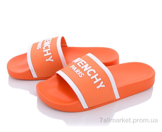 Шльопанці жіночі полегшені Літо Q110-L30-9 orange (8 пар р.36-41) "Violeta" недорого оптом від прямого постачальника, зображення 2