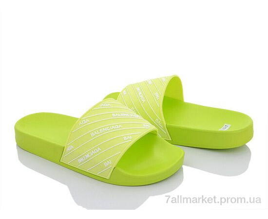 Шльопанці жіночі полегшені Літо Q115-L33-7 green (8 пар р.36-41) "Violeta" недорого оптом від прямого постачальника, зображення 2