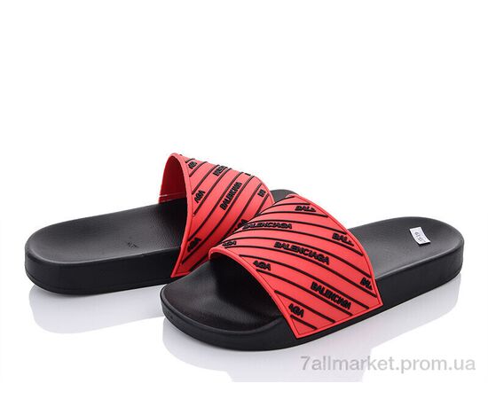 Шльопанці жіночі полегшені Літо Q115-L33-19 black-red (8 пар р.36-41) "Violeta" недорого оптом від прямого постачальника, зображення 2