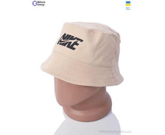 Панама чоловіча Літо 585-4 beige (5 шт. р.сіткаOne size) "Reluna Group" недорого оптом від прямого постачальника, зображення 2