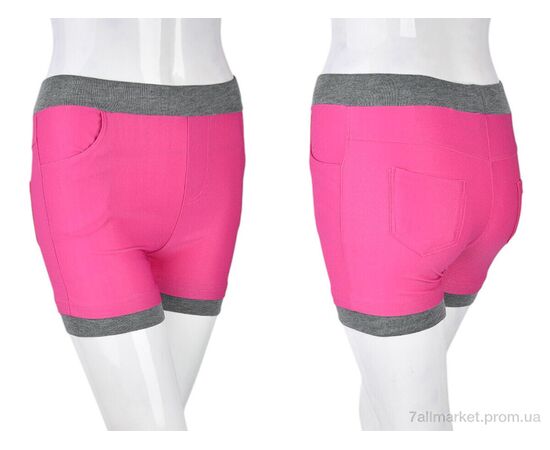 Шорти жіночі Літо B0126-2 (11003) pink (5 шт. р.сіткаOne size) "Obuvok" недорого оптом від прямого постачальника, зображення 3