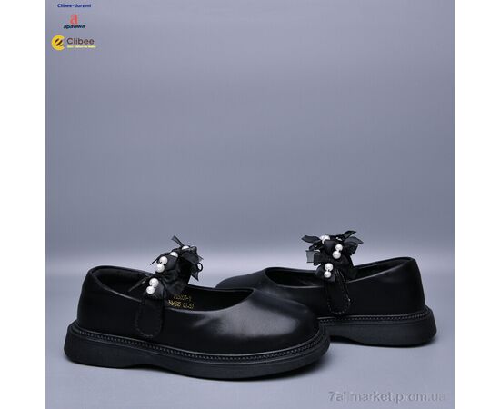 Фотография Туфли детские удобные Весна/осень A263005 black (7 пар р.31-37) "Clibee-Doremi" недорого оптом от прямого поставщика, изображение 2