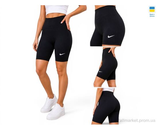 Велосипедки Літо 5071NK2 батал чорний (4 шт. р.сіткаXL-4XL) "Sport style" недорого оптом від прямого постачальника, зображення 2