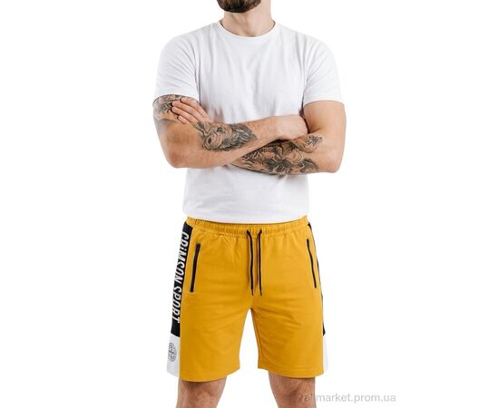 Шорти чоловічі Літо 0014 жовтий (5 шт. р.сітка46-54) "Sport style" недорого оптом від прямого постачальника, зображення 2