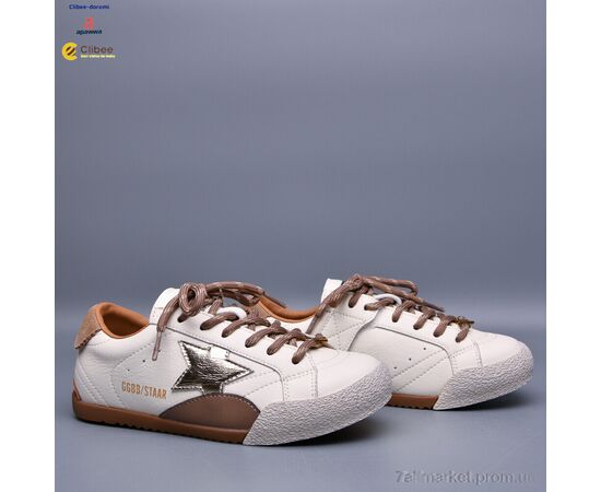 Кросівки дитячі модні Весна/осінь S2621020 beige-brown (7 пар р.31-37) "Clibee-Doremi" недорого оптом від прямого постачальника, зображення 2