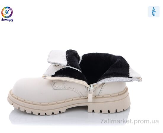 Черевики дитячі зручні Весна/осінь A180 white (8 пар р.27-31) "Леопард" недорого оптом від прямого постачальника, зображення 2