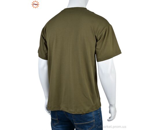 Футболка чоловіча Літо 001-4 хакі (7 шт. р.сіткаS-4XL) "Jumay" недорого оптом від прямого постачальника, зображення 2