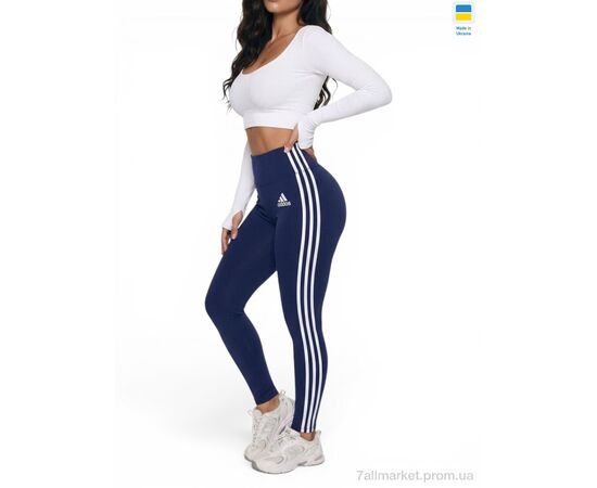 Фотография Лосинсы женские Весна/осень 5253-1 синій (4 шт. р.сетка S-XL) "Sport style" недорого оптом от прямого поставщика, изображение 2