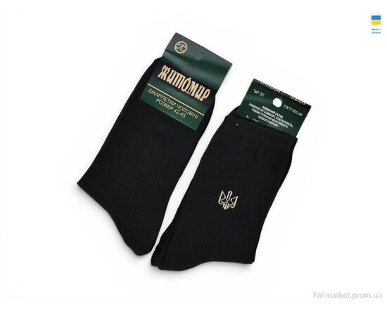 Шкарпетки для чоловіків Весна/осінь N071 black (12 шт. р.сітка42-45) "ГС Шкарпетки" недорого оптом від прямого постачальника, зображення 2