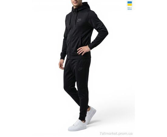 Спортивний костюм чоловічий Весна/осінь 011NI чорний (5 шт. р.сіткаM-3XL) "Sport style" недорого оптом від прямого постачальника, зображення 2