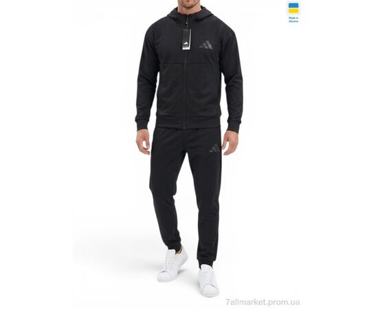 Спортивний костюм чоловічий Весна/осінь 011AD чорний (5 шт. р.сіткаM-3XL) "Sport style" недорого оптом від прямого постачальника, зображення 2