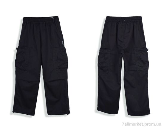 Фотография Брюки детские Весна/осень 4296-7702-1 black (6 шт. р.сетка 30-35) "Мир" недорого оптом от прямого поставщика, изображение 3