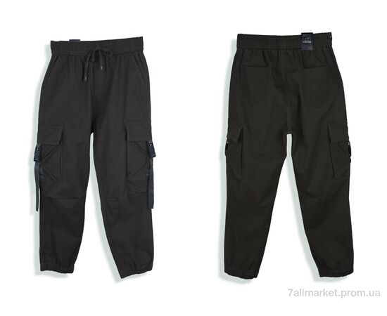 Фотография Брюки детские Весна/осень 4296-BR1921-4 khaki (6 шт. р.сетка 30-35) "Мир" недорого оптом от прямого поставщика, изображение 3