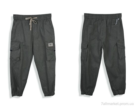 Фотография Брюки детские Весна/осень 4296-BR8801-3 khaki (6 шт. р.сетка 30-35) "Мир" недорого оптом от прямого поставщика, изображение 3