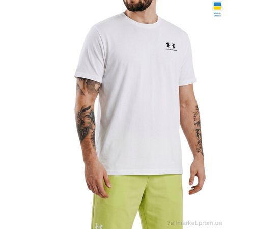 Фотография Футболка мужская Лето 80UA батал білий (4 шт. р.сетка 3XL-6XL) "Sport style" недорого оптом от прямого поставщика, изображение 2